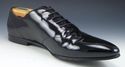 GUCCI sz 44.5 E PATENT WINGTIP OXFORDS 189911 MENS