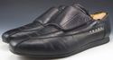 PRADA sz 9.5 LEATHER SPORT STRAP LOAFERS 4P1609 ME