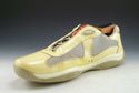 PRADA sz 11 PATENT LEATHER & MESH SNEAKERS PS0906 