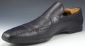 GUCCI sz 9.5 LEATHER BICYCLE TOE LOAFERS 162621 ME