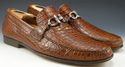 FERRAGAMO sz 9.5 FAVORITO ALLIGATOR LOAFERS UR8538