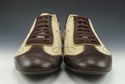 LOUIS VUITTON sz 8 SUEDE & LEATHER SNEAKER GO0075 