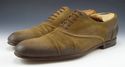 GUCCI sz 7 CAMDEN WAXED SUEDE OXFORDS 268309 MENS 