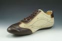 LOUIS VUITTON sz 8 SUEDE & LEATHER SNEAKER GO0075 