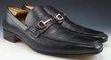 GUCCI sz 12.5 LEATHER APRON TOE BIT LOAFERS 247499