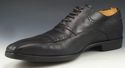 VERSACE sz 42 LEATHER BICYCLE TOE OXFORDS 2449 MEN