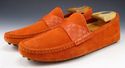 GUCCI sz 8.5 SUEDE DRIVING MOCCASINS 269640 MENS O