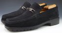 BRUNO MAGLI sz 8 BLAINE SUEDE LUG SOLE BIT LOAFERS