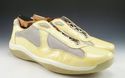 PRADA sz 11 PATENT LEATHER & MESH SNEAKERS PS0906 