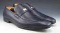 New - GUCCI sz 11 LEATHER LOGO PLATE LOAFERS 24749