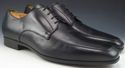 SANTONI sz 11EE LEATHER APRON TOE OXFORD 11927 MEN