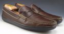 TOD'S sz 9 LEATHER MOCCASIN TOE STRAP LOAFERS MENS