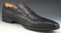 VERSACE sz 42 LEATHER BICYCLE TOE OXFORDS 2449 MEN