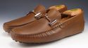 TOD'S sz 7 LEATHER "T" BIT DRIVING MOCCASINS MENS 