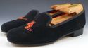 SHIPTON & HENEAGE sz 5 LITTLE IMP VELVET SLIPPERS 