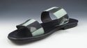 New - BALMAIN sz 42 CABATTE SLIDE SANDALS MENS BLA