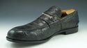 New - GUCCI sz 10 CROCODILE BIT LOAFERS 286711 MEN