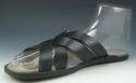 FERRAGAMO sz 7 TIRRENO LEATHER STRAP SANDALS TV370