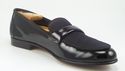 FERRAGAMO sz 9 B DEAN PATENT TUXEDO LOAFERS UH3231