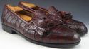 BRUNO MAGLI sz 10 JARED CROCODILE TASSEL LOAFERS M