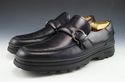 FERRAGAMO sz 7 LEATHER BUCKLE STRAP LOAFERs NU2009