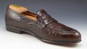 FERRAGAMO sz 10 TEXAS CROCODILE LOAFERS UG16937 ME