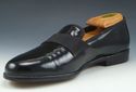 FERRAGAMO sz 7 NOTTE PATENT TUXEDO LOAFERS 5887317