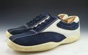 PRADA sz 10 SUEDE & LEATHER SNEAKERS 4E0919 MENS F