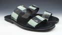 New - BALMAIN sz 42 CABATTE SLIDE SANDALS MENS BLA