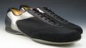 PRADA sz 11 NYLON MESH & LEATHER SNEAKERS 4E1020 M