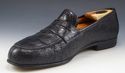 FERRAGAMO sz 9.5EE TEXAS CROCODILE LOAFERS UG12813