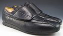 PRADA sz 9.5 LEATHER SPORT STRAP LOAFERS 4P1609 ME