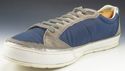 PRADA sz 11 SUEDE & NYLON LACE UP SNEAKERS 4E2124 