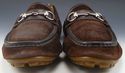 GUCCI sz 8 OILED SUEDE BIT DRIVING MOCCASINS 20340