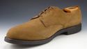 ALLEN EDMONDS sz 13 PLAIN TOE NUBUCK LEATHER OXFOR