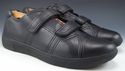 PRADA sz 7.5 LEATHER DOUBLE STRAP SNEAKERS 4P1401 