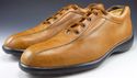 TOD'S sz 10.5 LEATHER BICYCLE TOE OXFORDS MENS LIG