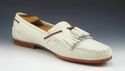 FERRAGAMO sz 12 NUBUCK LEATHER TASSEL LOAFERS 6622