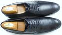 BRUNO MAGLI sz 10 MILITO LEATHER APRON TOE OXFORDS