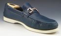 FERRAGAMO sz 11 SIGNATURE BIT BOAT / DECK LOAFERS 