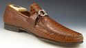 FERRAGAMO sz 9.5 FAVORITO ALLIGATOR LOAFERS UR8538