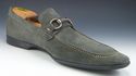 MAGNANNI sz 12 SUEDE APRON TOE BIT LOAFERS 15842 M