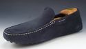 TOD'S sz 11 SUEDE DRIVING MOCCASINS MENS BLUE fits