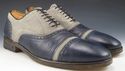 JOHN VARVATOS sz 10.5 FLEETWOOD CAP TOE OXFORDS ME