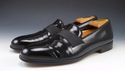 FERRAGAMO sz 9.5 B NOTTE TUXEDO LOAFER UH12336 MEN