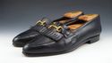 GUCCI sz 7.5 LEATHER KILTIE BIT LOAFERS 1534239 ME