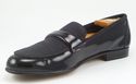 FERRAGAMO sz 9 B DEAN PATENT TUXEDO LOAFERS UH3231