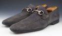 MAGNANNI sz 9 PACHI SUEDE BIT LOAFERS 15804 MENS G