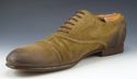 GUCCI sz 7 CAMDEN WAXED SUEDE OXFORDS 268309 MENS 