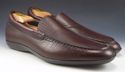 New - SANTONI sz 12 TATUM LEATHER MOCCASIN TOE LOA